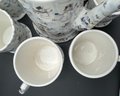 Snowman Themed Teapot, Cups & Very Happy Platter (DB18)