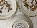 Vintage Baroque Stoneware Dishes 'Autumn Fair' & Others W/out Pattern (KB5)