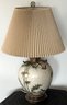 Orient Porcelain Wood Base Table Lamp - (U)