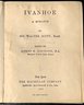 Ivanhoe By Sir Walter Scott 1919 - (U)