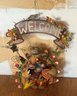 Lots Of 3 Metal Scarecrow 'Welcome' Yard Display Decorations With 2 Bonus Halloween & Thanksgiving