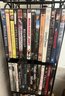 Lot Of 69 DVD Movies In Metal Stand