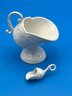 Reproduction Of A Vintage Nut Bowl & Scoop - Made In 2004  (VG31)