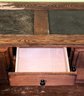 Wood Tile Top Sideboard Buffet Cabinet - (D)