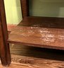 Wood Tile Top Sideboard Buffet Cabinet - (D)
