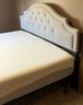 Upholstered Headboard King Size Bed With Zinnus Memory Foam Mattress - (UBR1)