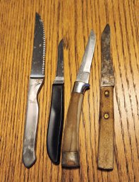 Lot Of 4 Vintage Knives