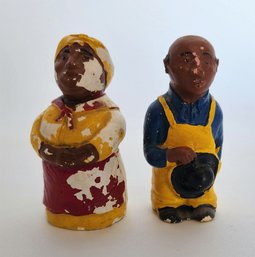 2 Black Americana Figurines