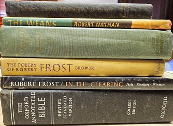 Vintage Book Bundle #10 -  Assorted Authors (Frost, Nathan & More) - 6 Books