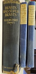 Vintage Book Bundle #13 -  H.H. Munro 'SAKI' - 3 Books