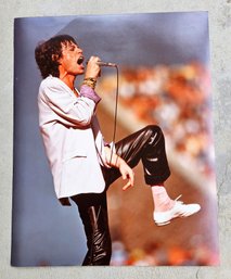Large Photograph Of Mick Jagger By Photographer Ralph Wolff