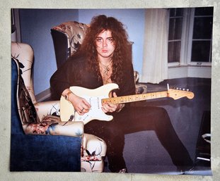 Large Photograph Of Yngwie Malmsteen By Ralph Wolff