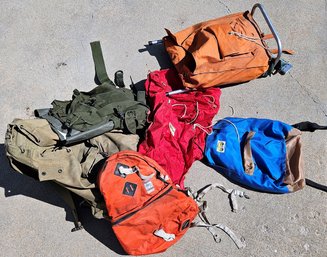 Backpack Bundle, Some With Frames