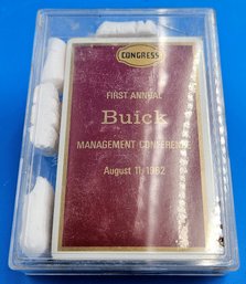 Vintage 1962 BUICK Management Conference Playing Cards - New In Packaging