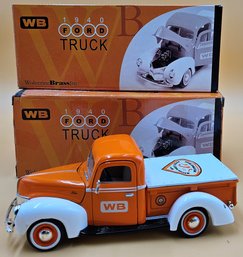 Lot Of 2 Vintage WB 1940 Ford Truck - New In Box