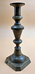 Vintage Bronze Candle Holder - (HTR)