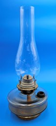 Vintage Glass Oil Lamp - (HTR)