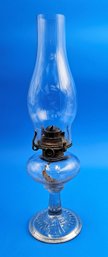 Vintage Glass Oil Lamp  - (HTR)