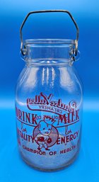 Vintage POUDRE VALLEY CREAMERY 1 Gallon Milk Jug - (O)