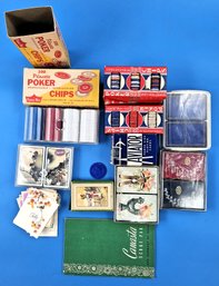 Standard Poker Chips & Playing Card Bundle - (FR)