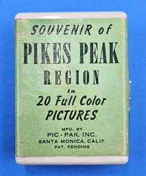 Vintage Box Photo Viewer - PIKES PEAK REGION In 20 Full Color Souvenirs Pictures - (FR)