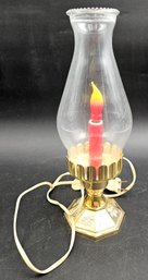 Plastic Electric Lamp With Candle Inside - (TB5)