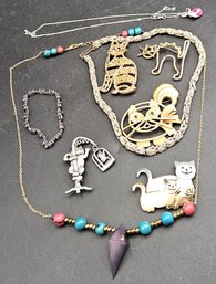 Jewelry Bundle Cat Motif - (TB5)