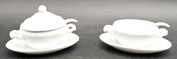2 MIKASA Ceramic Condiment Dishes-(T6)