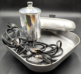 Electric Frying Pan With Percolator Bundle - (B4)