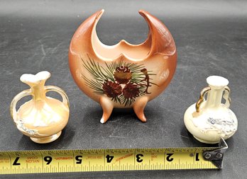 Miniature 3 Ceramic Figurine Bundle - (B4)