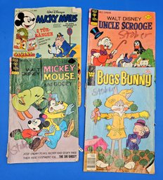 Lot Of 4 Vintage Comic Books - (T19)