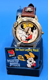 LORUS Minnie Mouse Watch 1 Touch Laughing Watch New In Box - (T27)