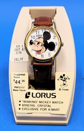 LORUS Quartz 'Winking' Mickey Watch - (T27)