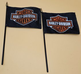 2 Harley Davidson Flag - (B9)