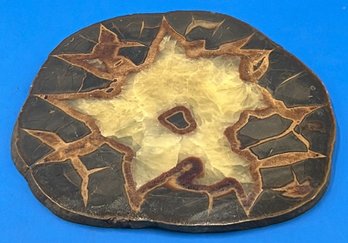 Septarian Nodule Slice Slab Stone