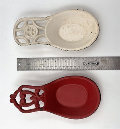 Vintage Cast Iron Spoon Rests (d56)