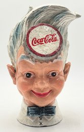 Vintage COCA COLA 'The Sprite Boy' Cast Iron Bank - (KC1)