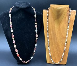 Jewelry #6 - 2 Natural Stone Necklaces