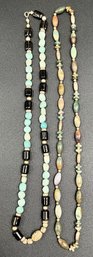Jewelry #7 - 2 Natural Stone Bended Necklaces