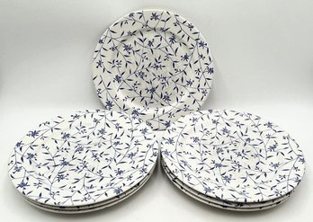 Lot Of 7 Windsor Browne Stoneware Plates - (KC1)