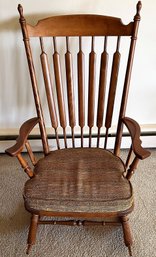 Vintage Wood Rocking Chair - (FR)