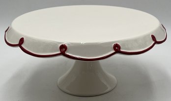 Ceramic Cake/Dessert Stand From Crate & Barrel - (K6)