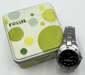 Authentic FOSSIL ICOS Watch With Original Tin - (K3)