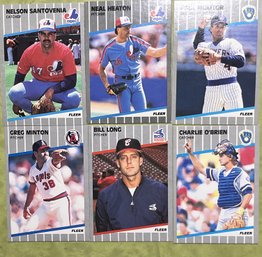 Over 450 Fleer 1989-1990 Baseball Cards From Pro Set I & II