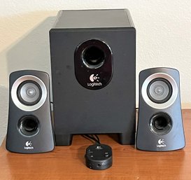 Logitech Multimedia Speaker System With Subwoofer (Model #Z313)