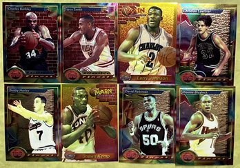 Over 100 Topps Finest Series 1993-1994 NBA Basketball Trading Cards