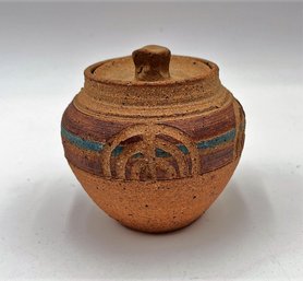 Lidded Ceramic Pottery Jar
