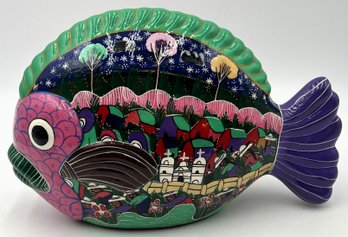 Colorful Ceramic Fish - (K4)