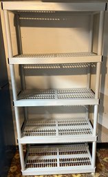 Plastic 5 Tier Shelving Unit 1 Of 2 - (BU)