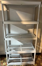 Plastic 5 Tier Shelving Unit 2 Of 2 - (BU)